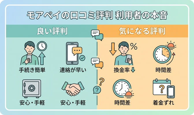 モアペイの口コミ評判からわかる利用者の本音