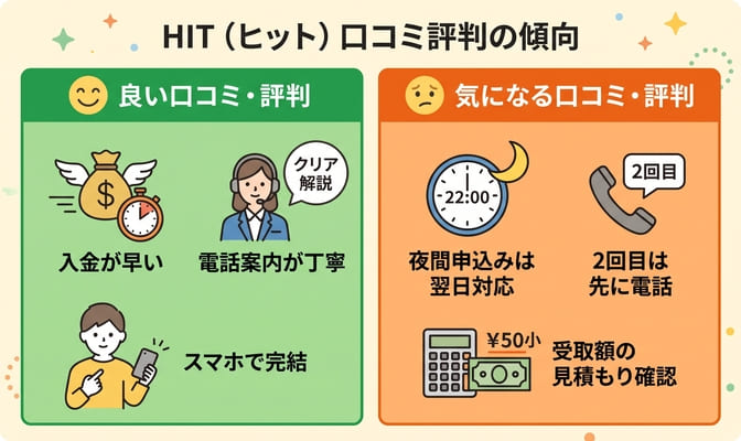 HIT(ヒット)の口コミ評判を利用者の声から確認